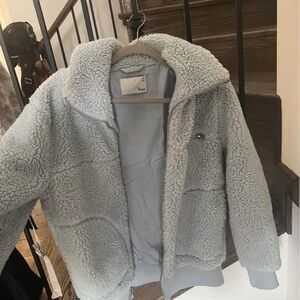 Wilfred Free Light blue Sherpa Jacket